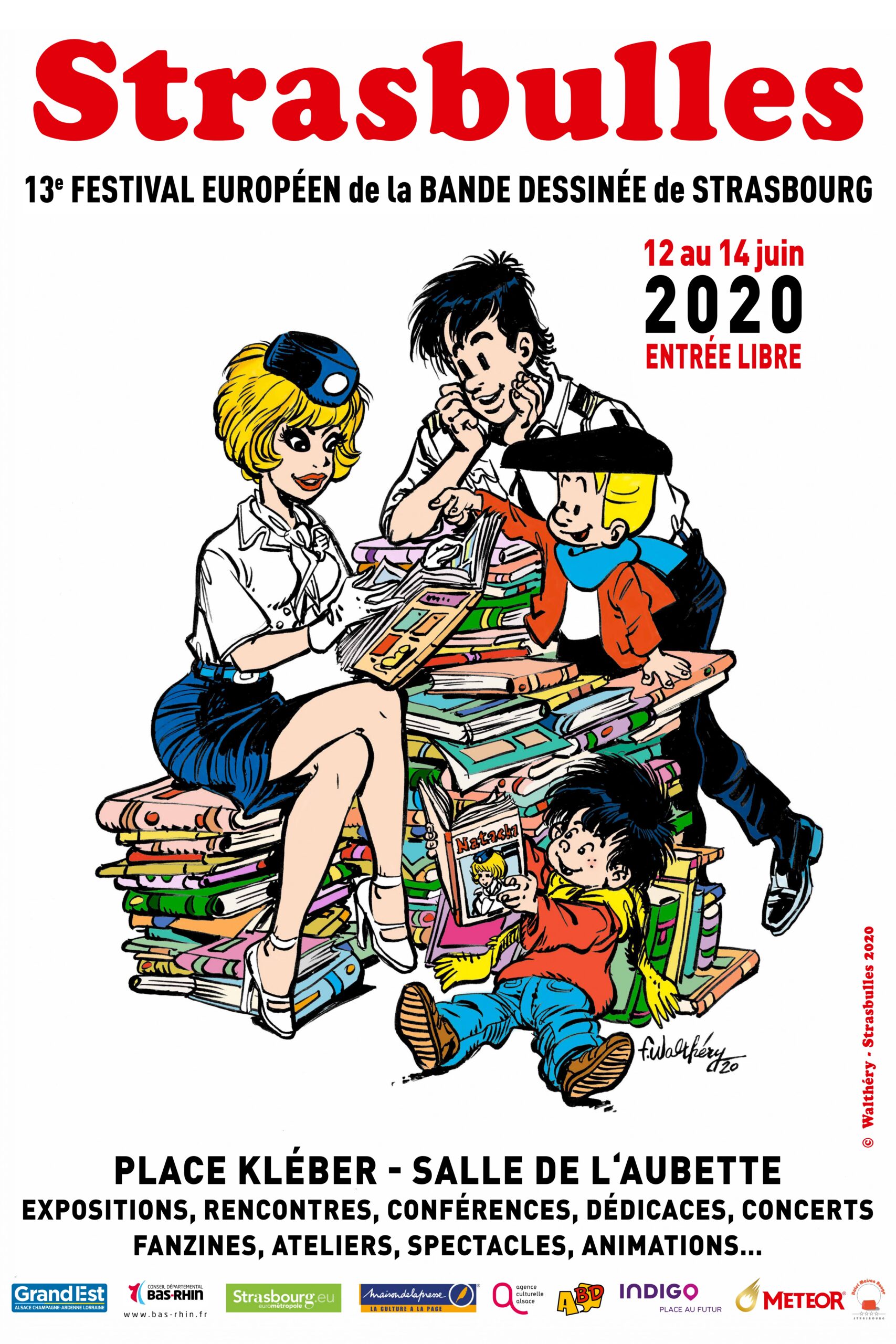 Affiche 2020 Walthéry-Festival annulé